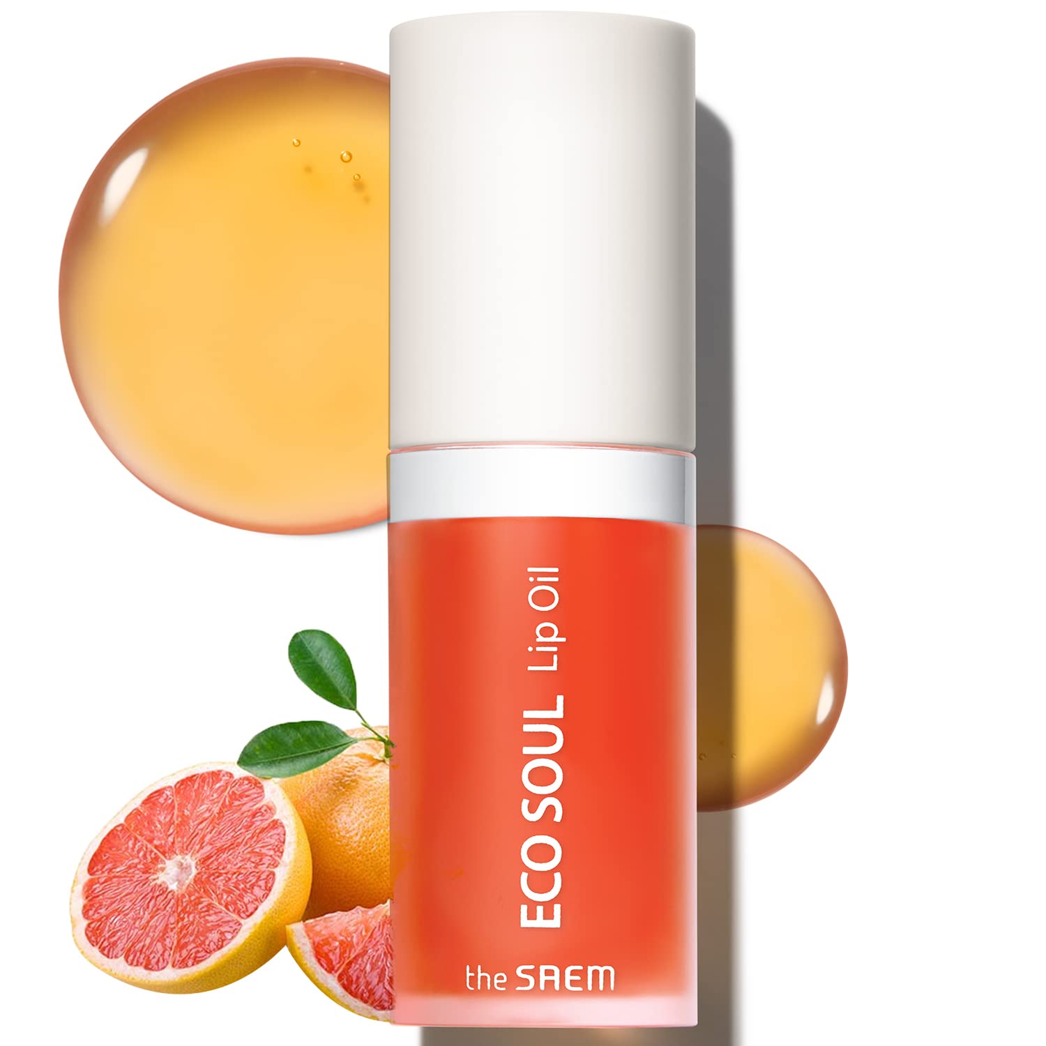 Amazon.com: THESAEM Eco Soul Lip Oil 03 Grapefruit - Plumping